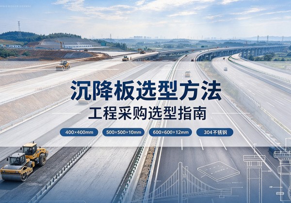 博湖沉降板选择方法